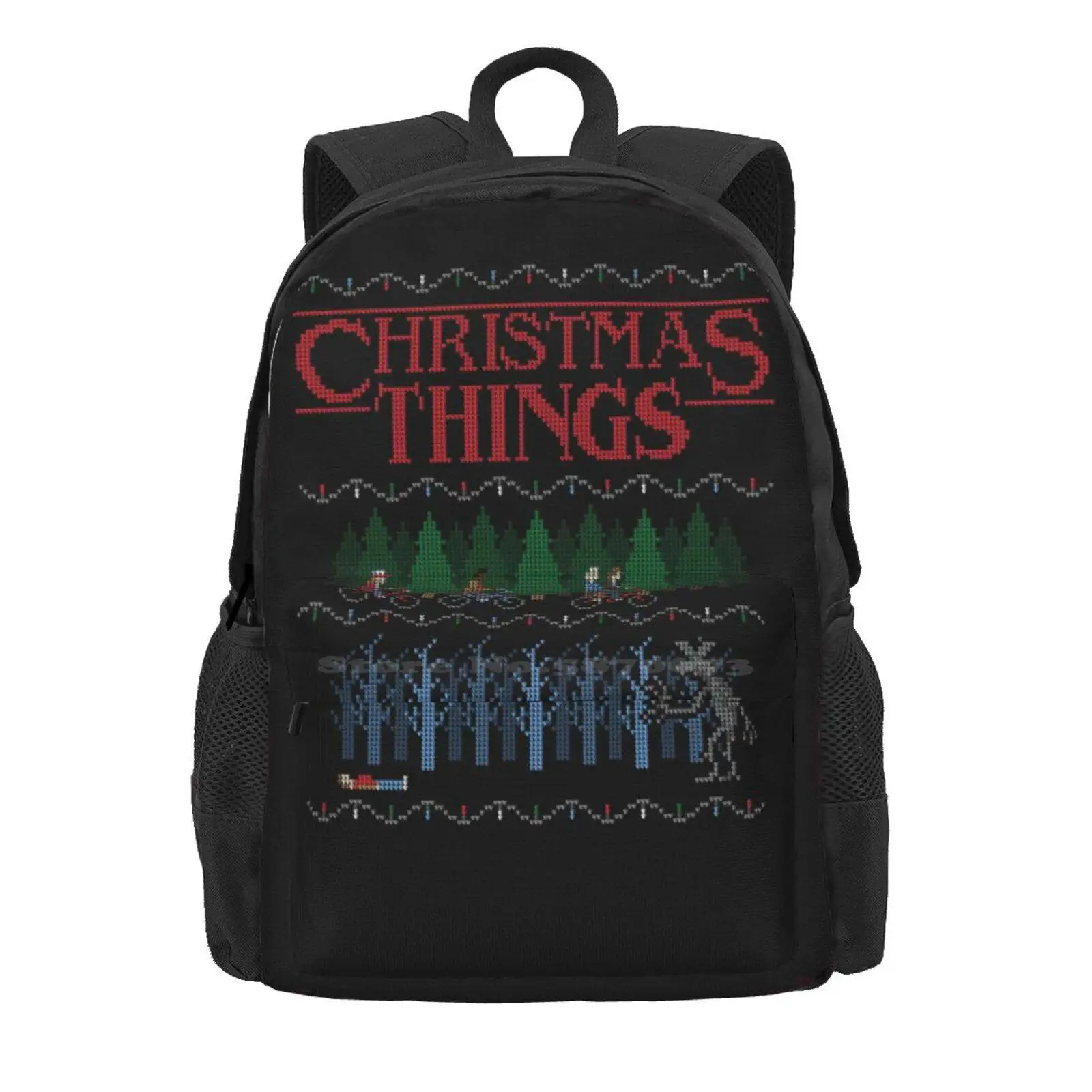 Christmas Things Hot Sale Schoolbag Backpack Fashion Bags Holidays Ugly Sweater Ugly Christmas Sweater Ugly Holiday Sweater