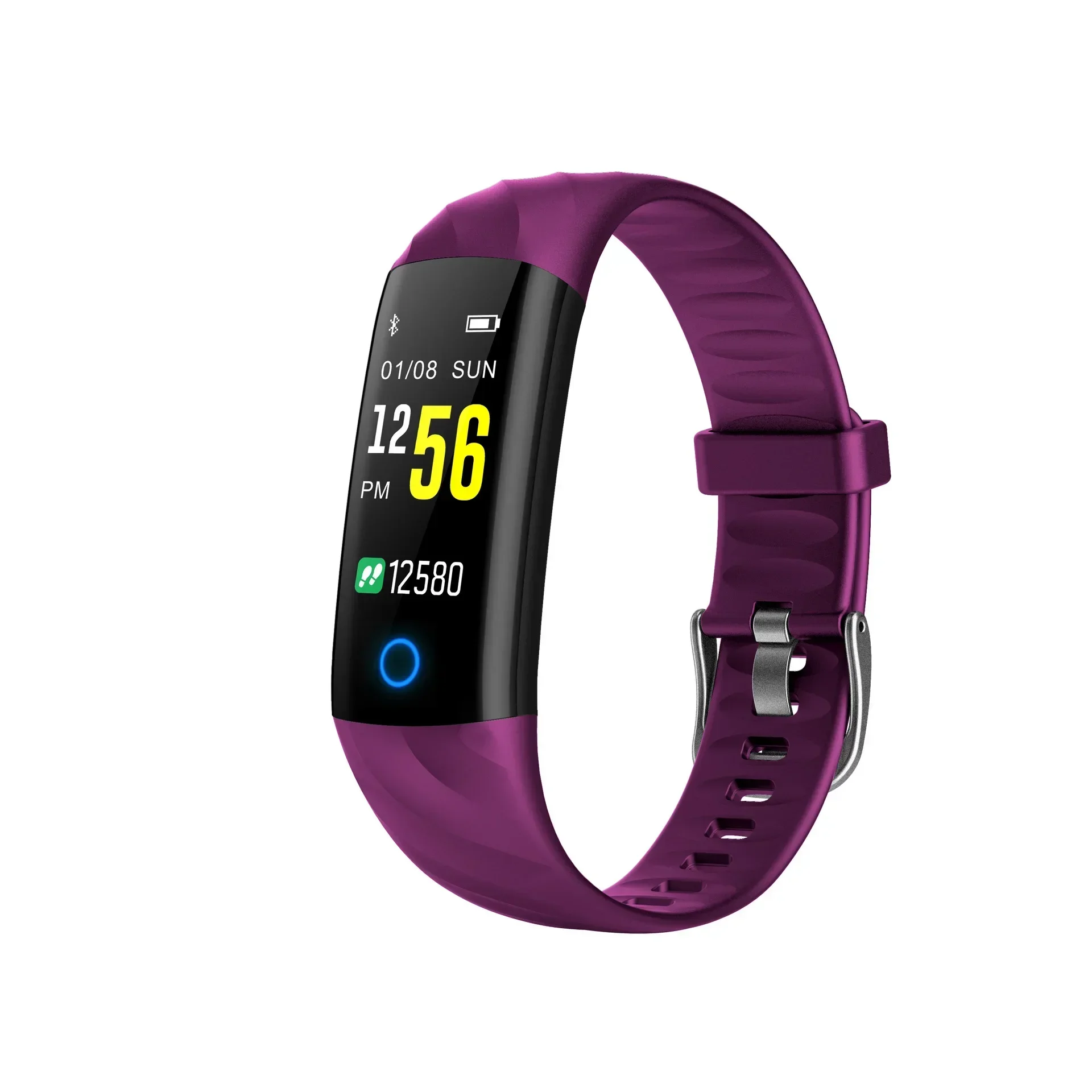 

%a Intelligent Bluetooth Bracelet Blood Pressure Heart Rate Monitoring Sports Information Remind Intelligent Bracelet Pedo