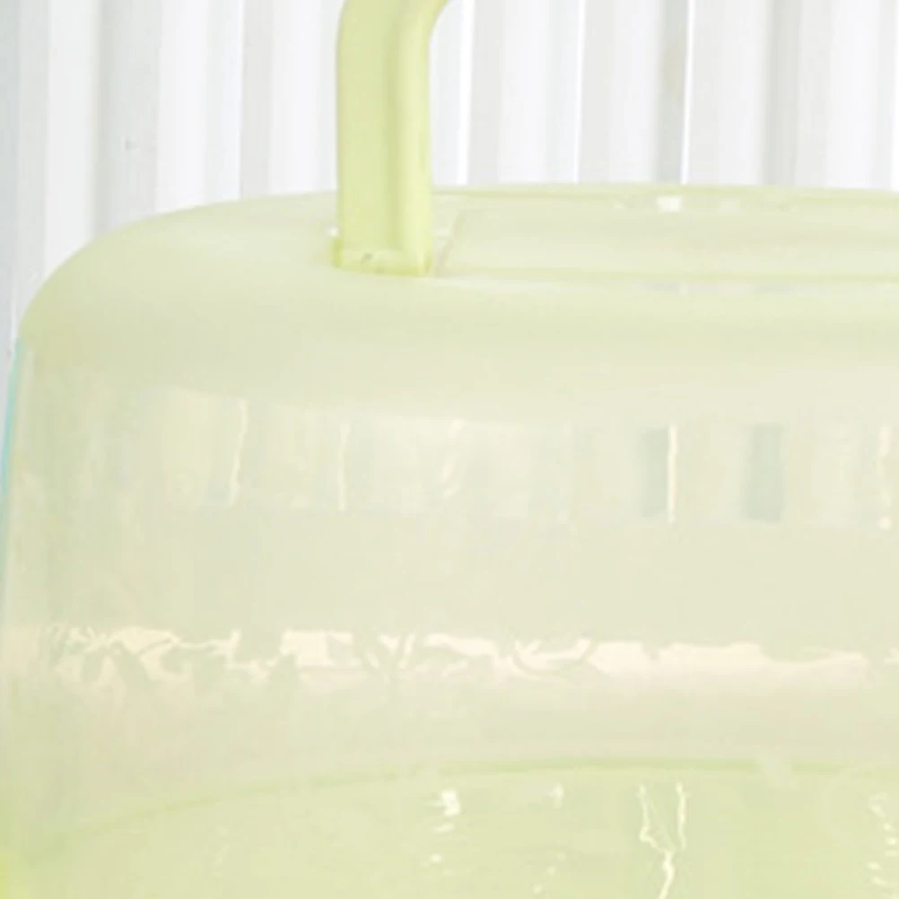 

Transparent Cake Box Food Storage Organizer Portable Ecofriendly Sturdy Material Easy Clean Not Break Handle Sealing Buckle