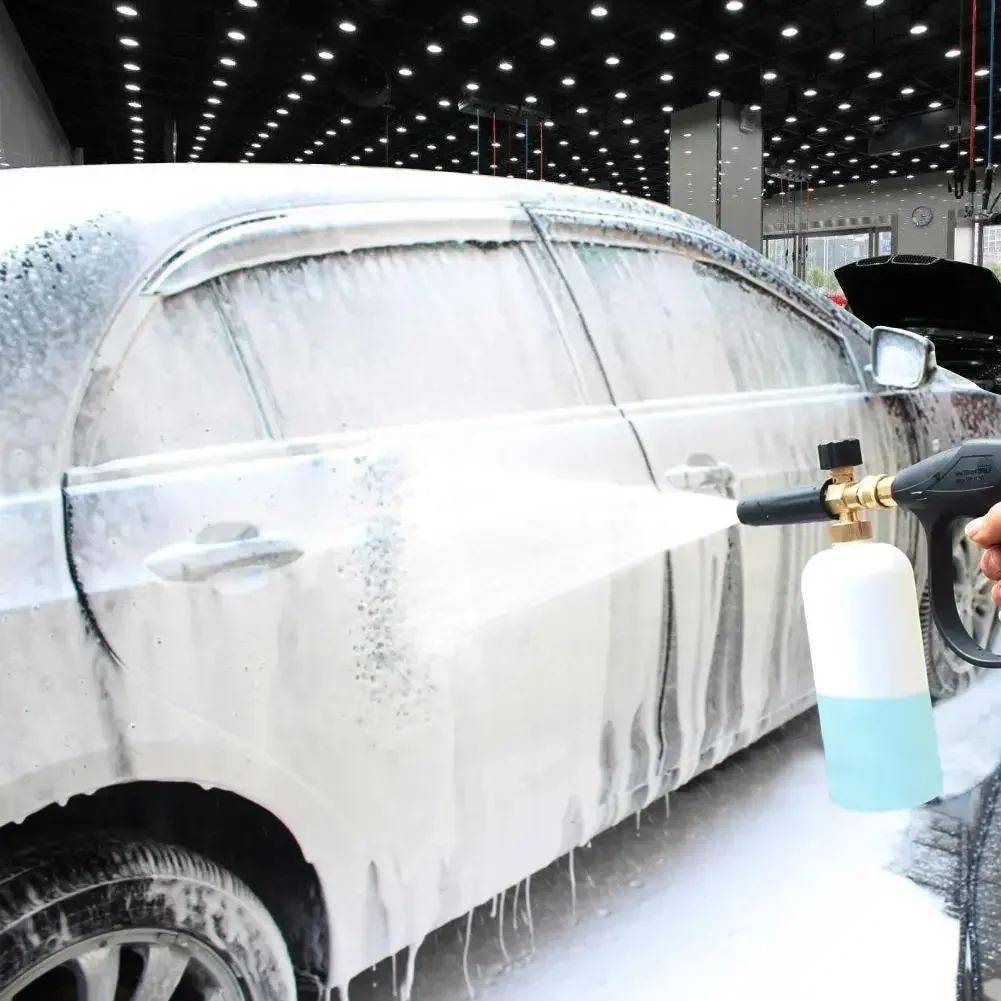 Car Wash Foam Gun High Pressure Auto Washer Snow Foam Lance Soap Foamer Deep Cleaning Water Gun Garden Car Cleaning Tool