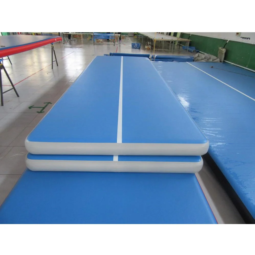 Aufblasbare Air Track Tumbling Matte Air Track Fußmatten 7x1x0,2 m Aufblasbare Gymnastik Tumbling Track Matte mit Pumpe