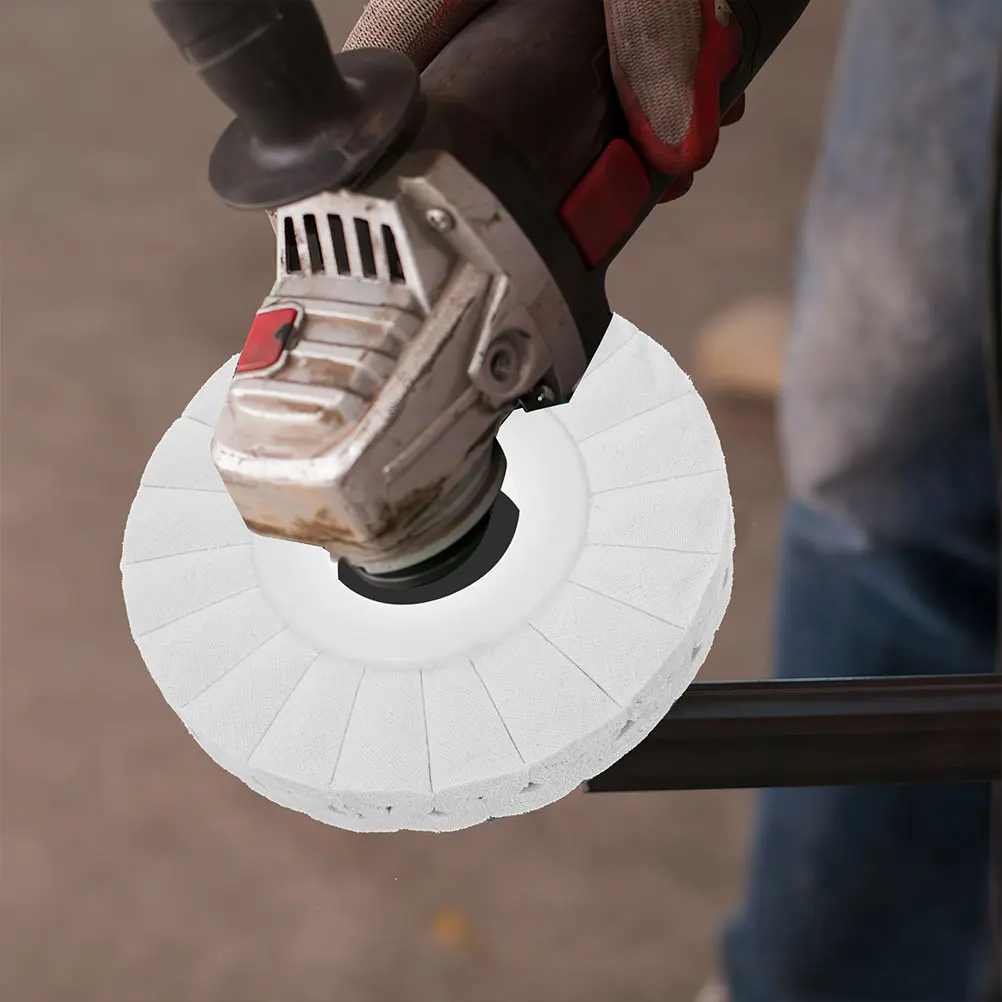 

2pcs Cloth Wheel 150x20x50mm Buffing Wheels for Edge Banding Machine Polishing Tool Accessories Home Use