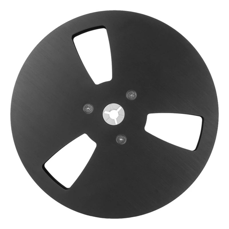 7 Inch Empty Tape Reel 1/4 Empty Tape Reel 3 Holes Wind Resistance Holes Open Reel Sound Takeup Reel For Recording-B12B