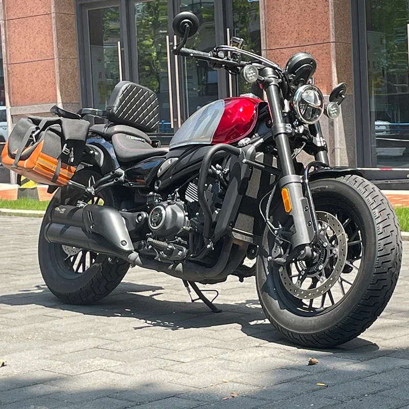 

Черная защита двигателя для мотоцикла CFMOTO CLC450 450CLC, противоударные дуги безопасности, бампер, аксессуары для использования на шоссе