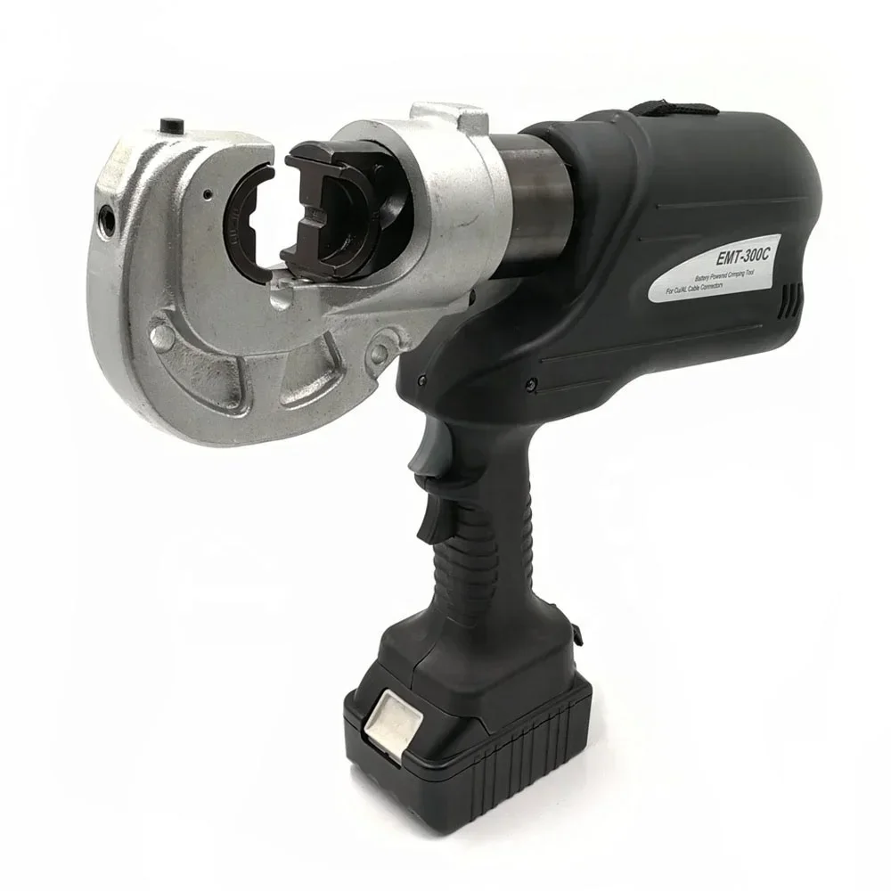 Cordless Style Hand Crimper EMT-300C Mini Battery Powered Hydraulic Al Fittings Cable Crimping Tools