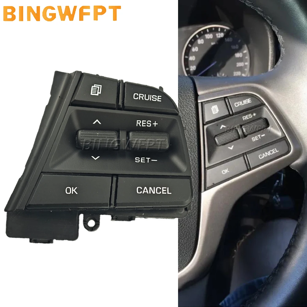 Cruise Control Multi-function Steering Wheel Buttons Switche For Hyundai Accent 1.6L 2019 2020 2021 2022 2023