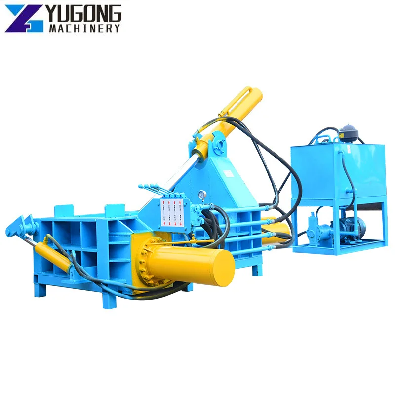 Hydraulic Metal Block Machine Fully Automatic 160 -ton Horizontal Scrap Scrap Iron Crumb Aluminum Compression Block