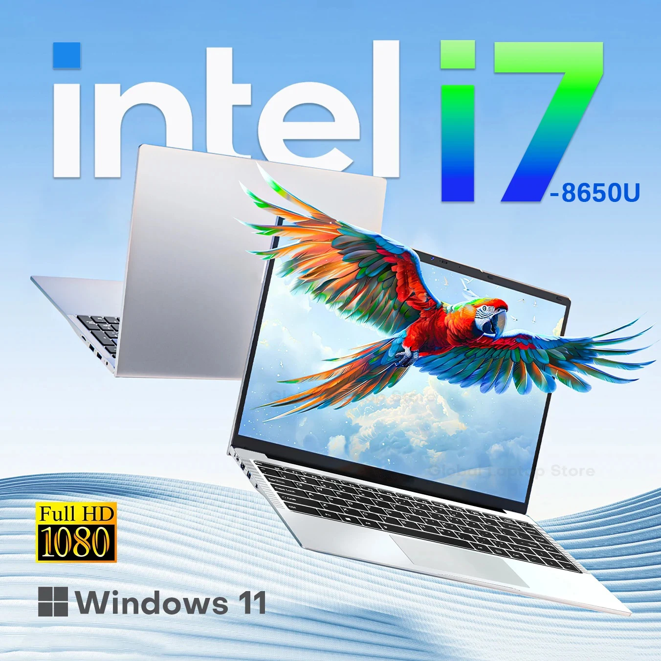 

14.1 inch 1080P Windows 11 ProLaptop Computer PC intel Core i7 8650U Laptops 12GB DDR4 1TB 2TB SSD Portable i7 Laptop Notebook