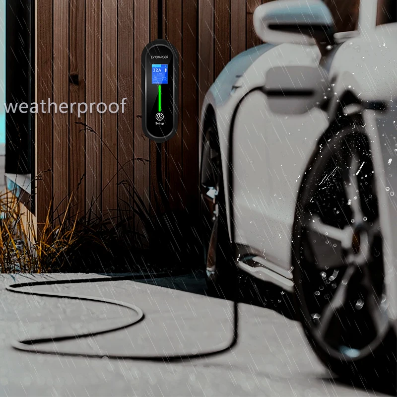 NEW DIBOEV 7KW 3.5KW 1Phase Portable EV Charger GBT Type 2 Type1Electric Car Charger EVSE Fast Charging Wallbox EV Charging Stat