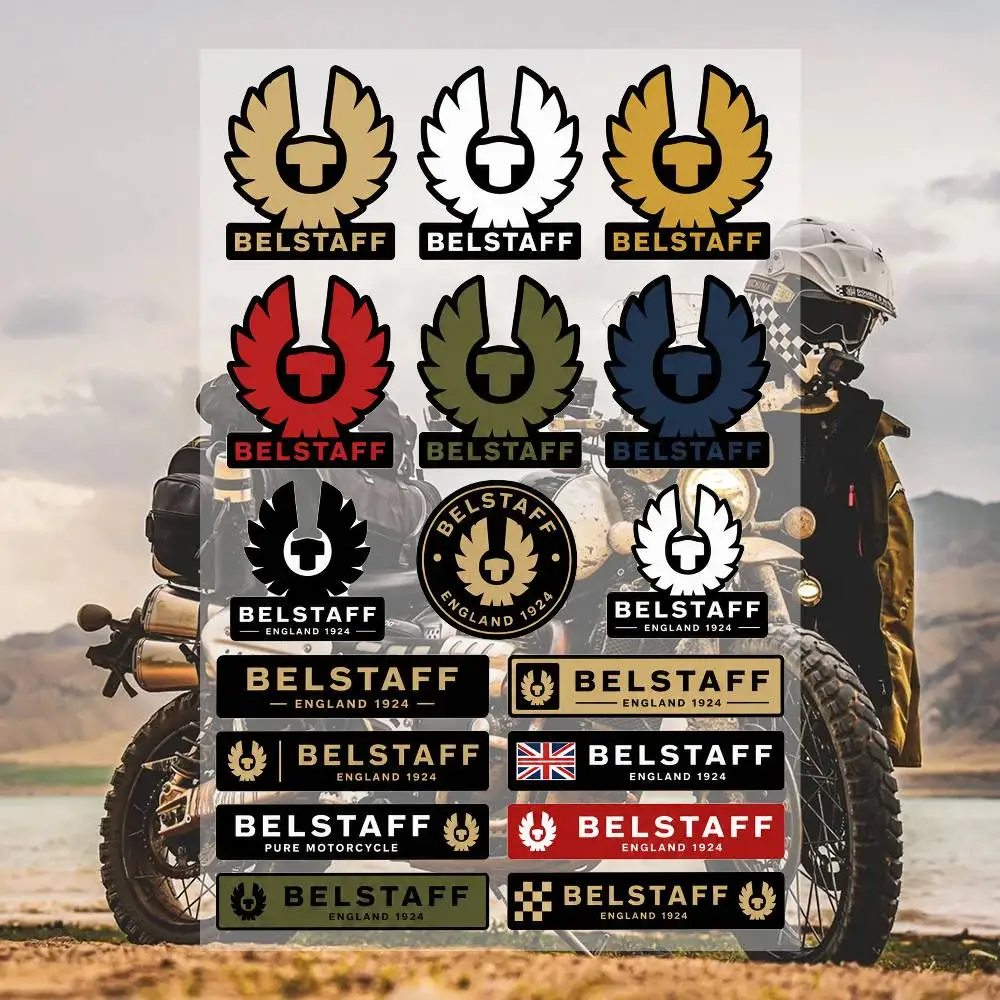 B-e-lstA-F-F- Aesthetic Graffiti Waterproof PVC Stickers for Car Motorcycle Skateboard Helmet Notebook