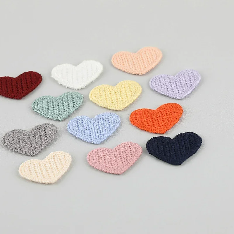 50 Stuks Love Diy Heart Geborduurde Stof Stickers Accessoires Oorbellen Tassen Schoenen Decoraties Patches Kleding Accessoires