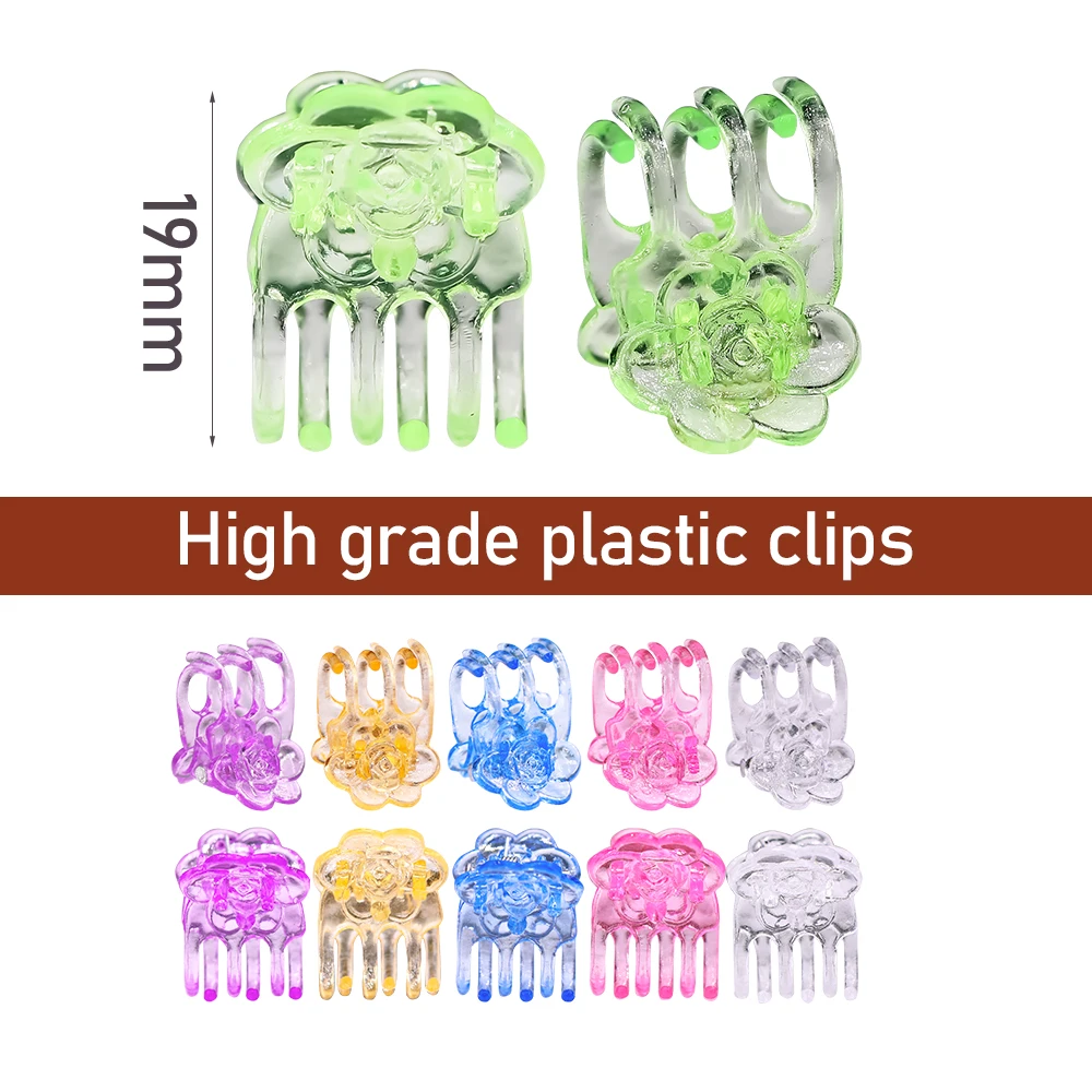 18-720PCS Chrysanthemum Type Plant Clip 6-Claw Garden Orchid Flower Support Home Yard Vine Climbing Ornamental Bonsai Decoration