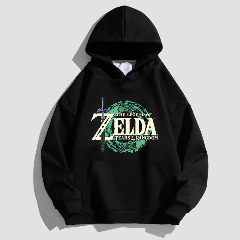 Zeldas cotton Hoodie Women Men Tears Of The Kingdoms Autumn Winter Fleece Sweatshirts Hooded Sweater Hip Hop Street Wear