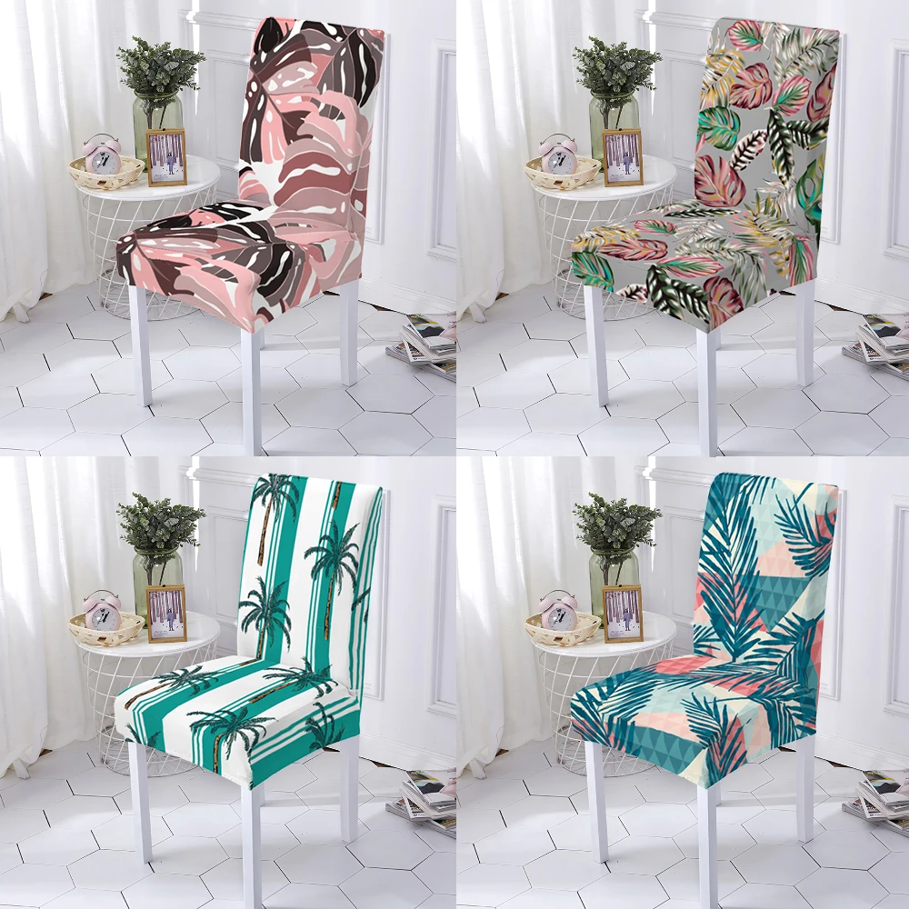 

Elastic 3D Print Chair Cover Spandex Chairs Slipcover Strech Kitchen Stools Seat Covers Home Hotel Banquet Decoration