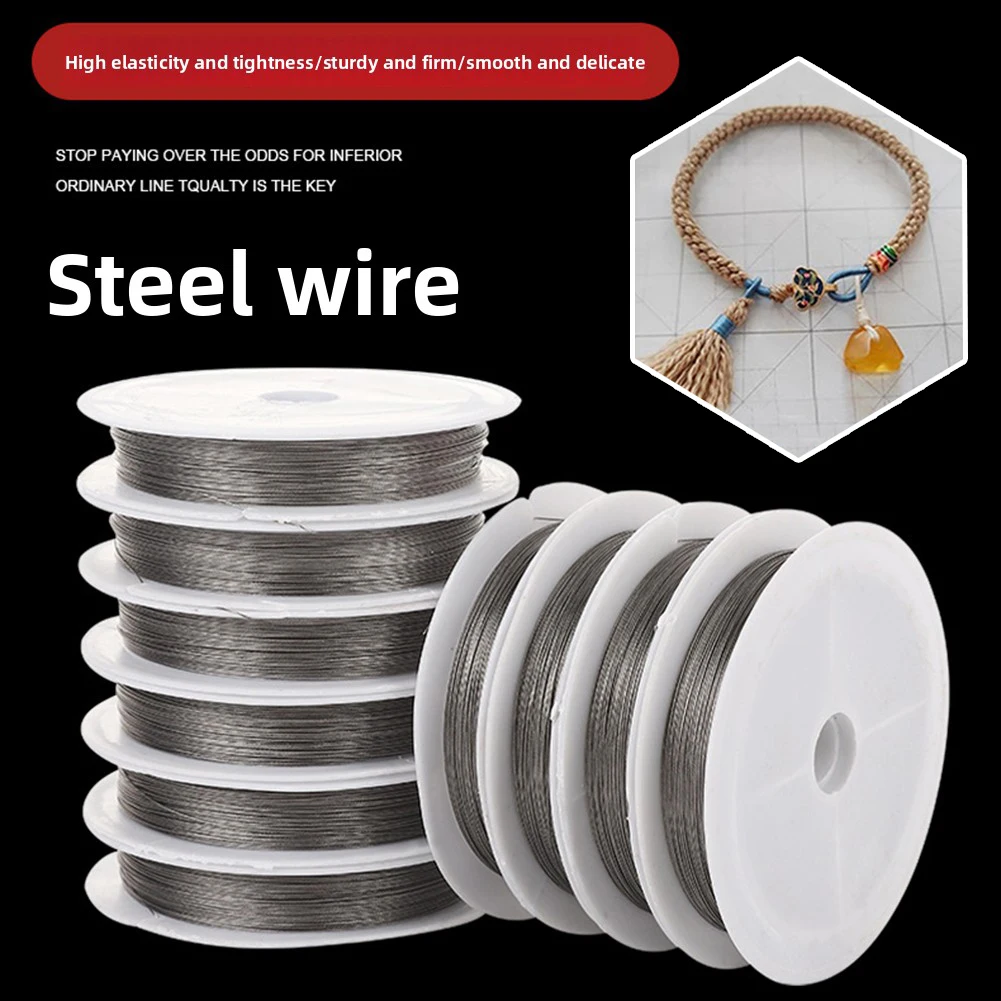 

Beading Wire For Jewelry Making Smooth-Nylon Coating For Easy Threading Relaxing Weekend DIY Bead Party