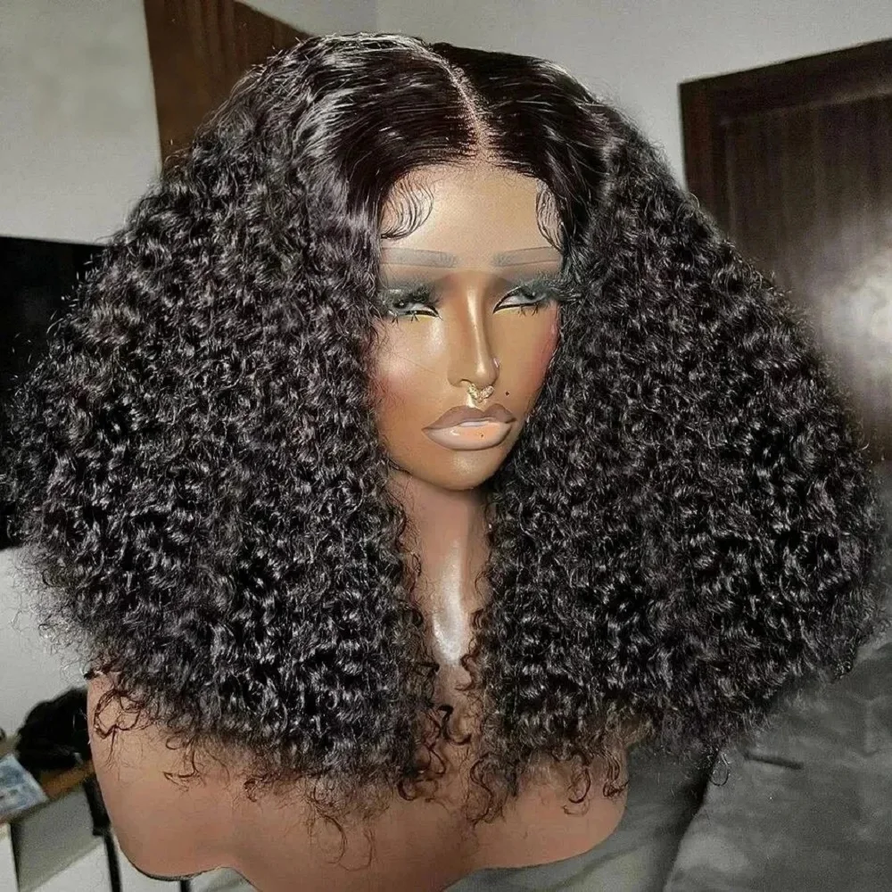 

Vietnamese Deep Water Wave Curly Wigs Short Bob HD Lace Front 13x4 100% Human Hair Wig Transparent Lace 2x6 4x4 5x5 Closure Wigs