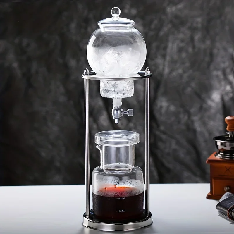 

Glass Cold Brew Coffee Pot, Iced Drip Coffee Pot, Hand Brew Coffee Pot, Coffee Pot Set With Stand