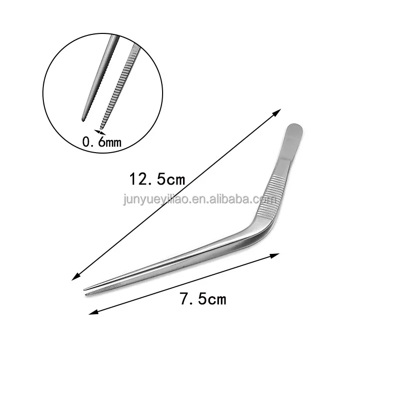 ENT Pince Politzer Forceps Medical Anatomical Tweezers