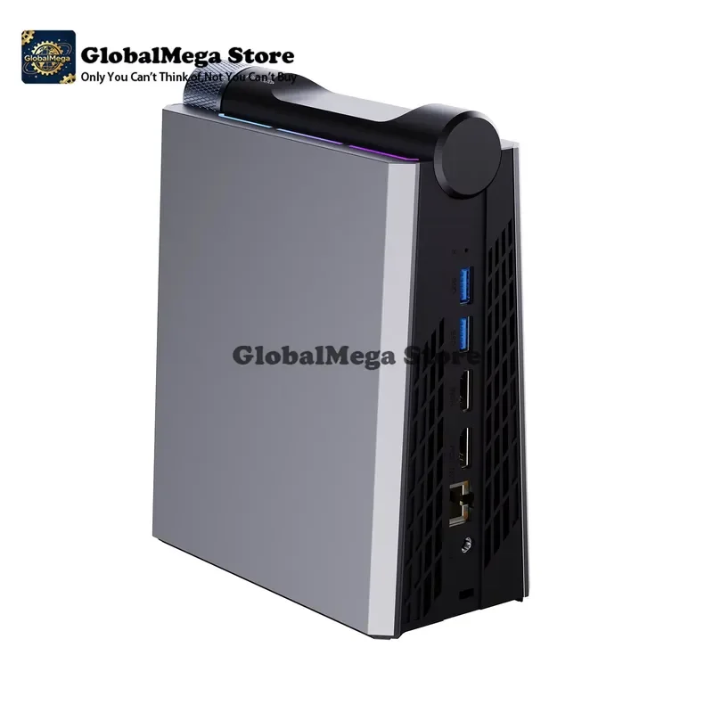 2026 Latest Mini PC for AM08pro for AMD R9 6900HX Gaming Desktop Computer with Windows 11 Pro DDR5 32GB RAM 500GB M.2 SSD 4K