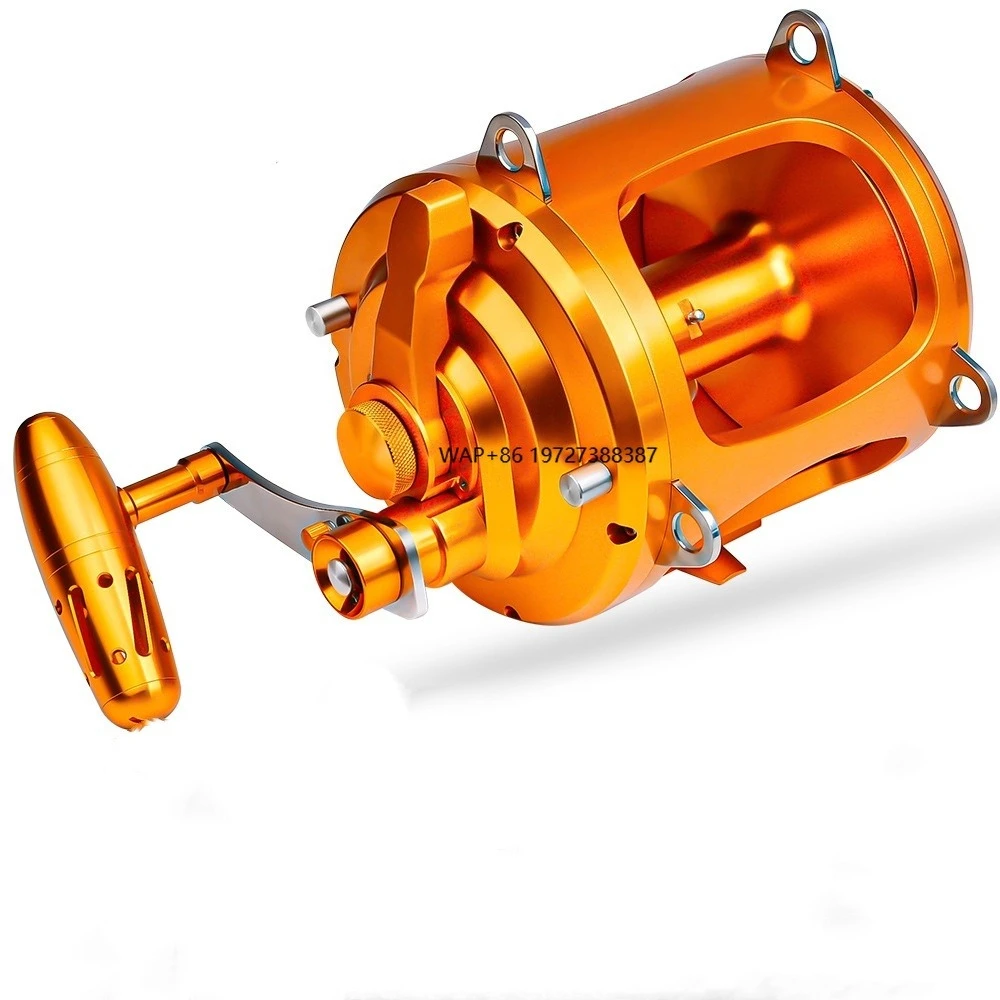 New Arrival Hot Sale All Metal 8+1BB Saltwater Big Game Drum Fishing Sea Trolling Boat Fishing Reel Jigging Fishing Reel