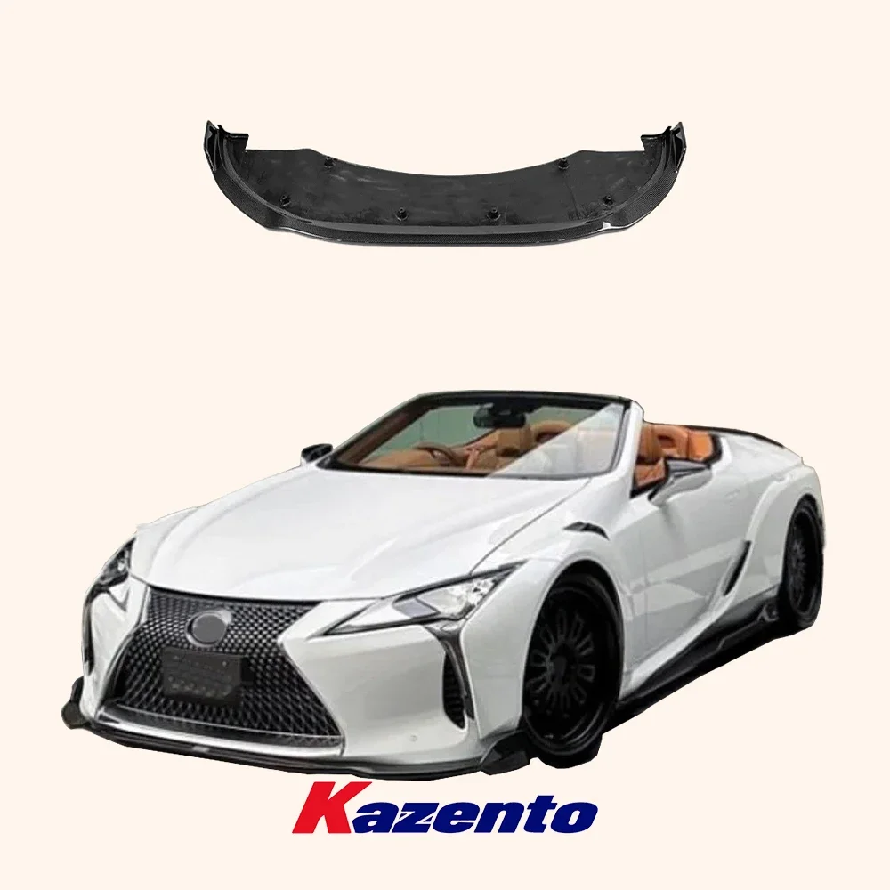 For Lexus LC 500 URZ100 2017-2022 TM Type Carbon Fiber Front Bumper Bottom Lip Splitter