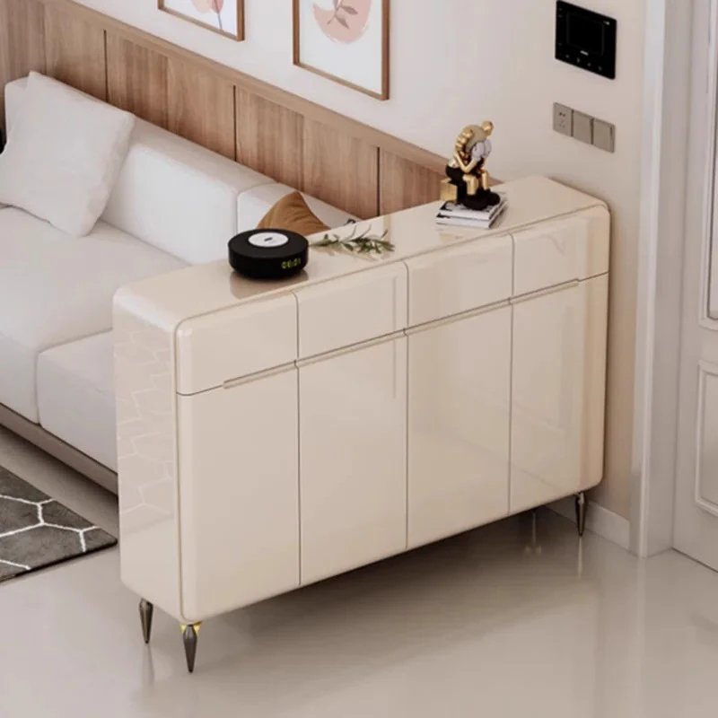 White Modern Shoe Rack Indoor Wood Storage System Dressing Rooms Shoe Rack Multifunction Vertical Zapatero Room Decorations