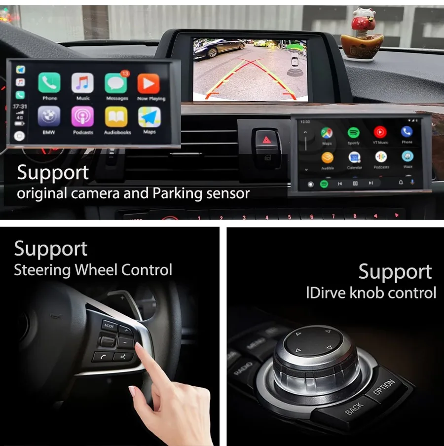 Wireless Carplay Interface For BMW NBT F20 F21 F23 F30 F31 F32 F33 F34 F36 F10 F11 F01 F48 F15 F56 F25 Android Auto Car Play