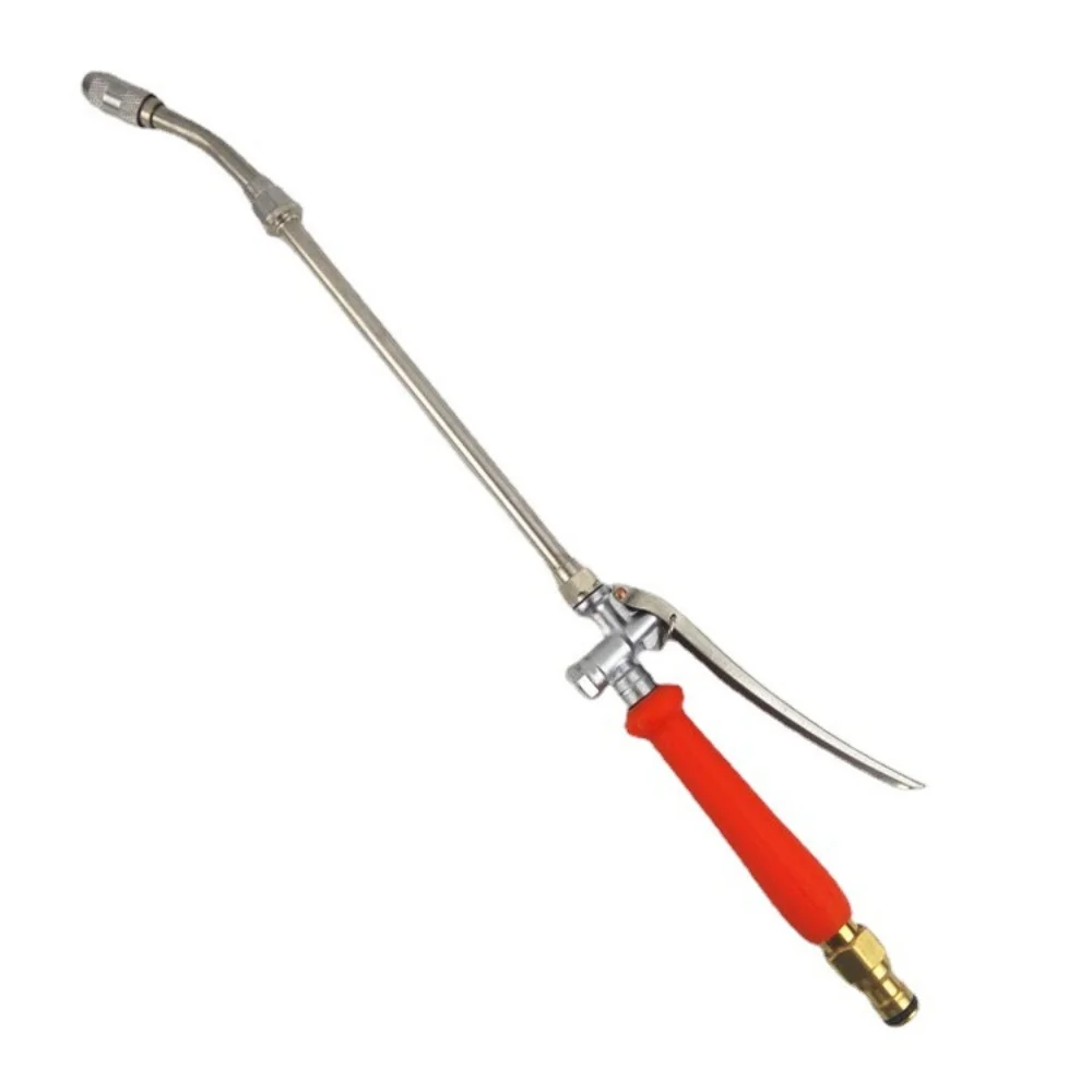 

Sprayer Wand Stainless Steel Adjustable with Copper Nozzle Sprayer Rod Durable Adjustable Lightweight Garden Hose Nozzle Tools