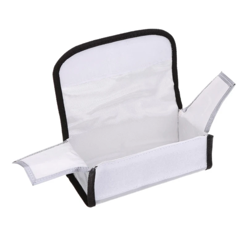 2PCS 185x60x75 mm Lipo Safe Bag for Storage and Charging, Fireproof & Explosionproof Material Made