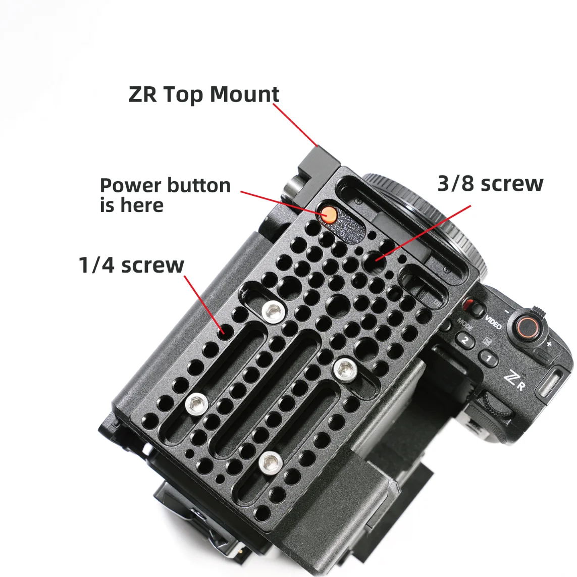 Fangtuo ZRV Bundle 1 For Nikon ZR Cage with Heatsink & Power