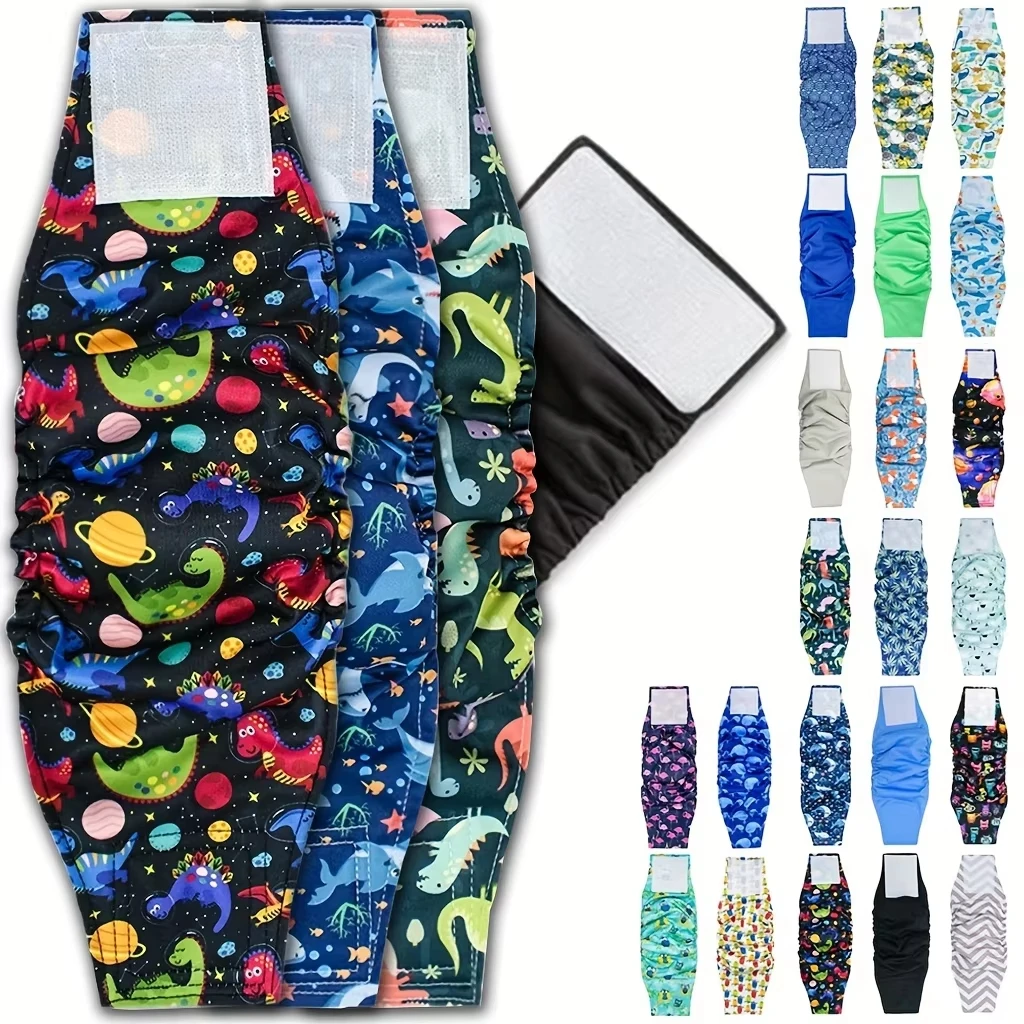 1Pcs Washable Belly Straps Suitable For Male Dog Diapers, Male Dog Packaging, High Water Absorbent Diapers, Small Male Dog Belly