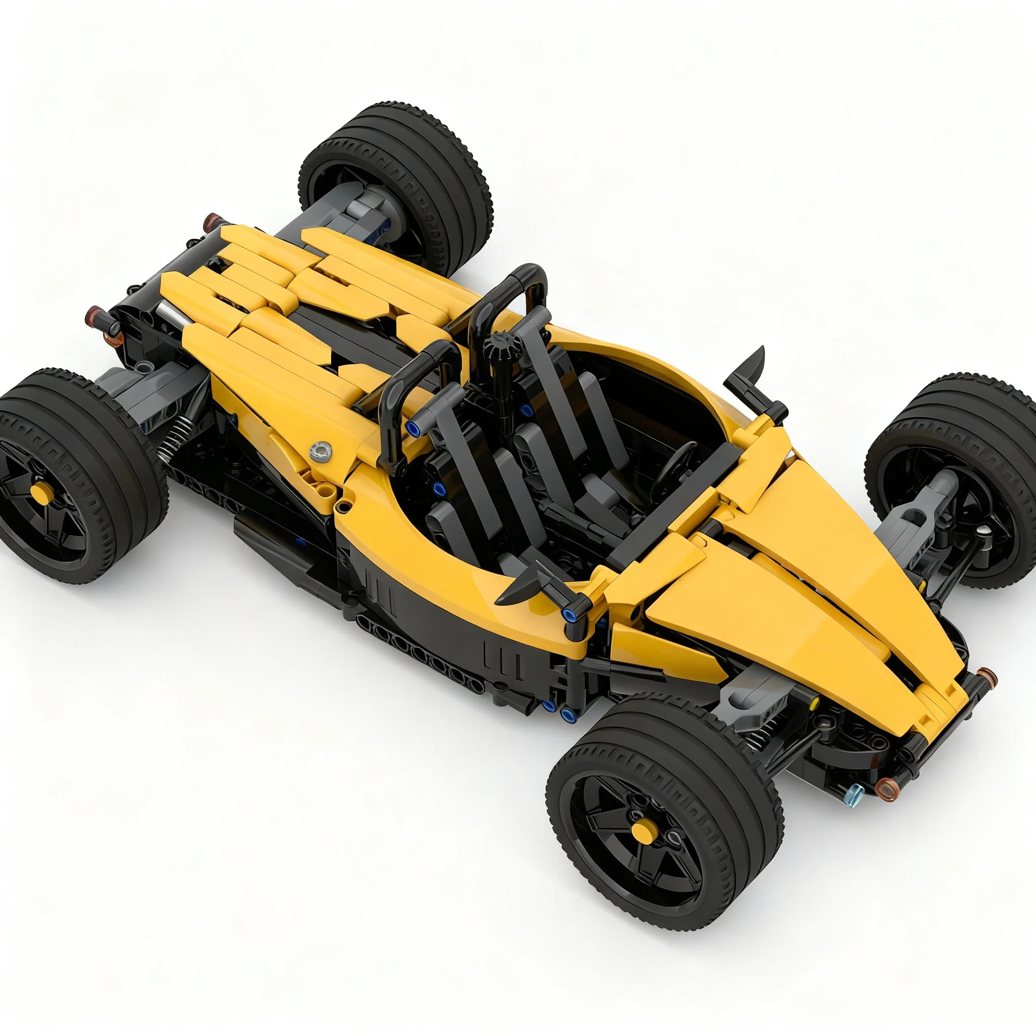 1008pcs MOC Cars Compact Road Fun Model Building Blocks Construction Christmas Gift Toy Assemble Birthday Brick Art Display 3D