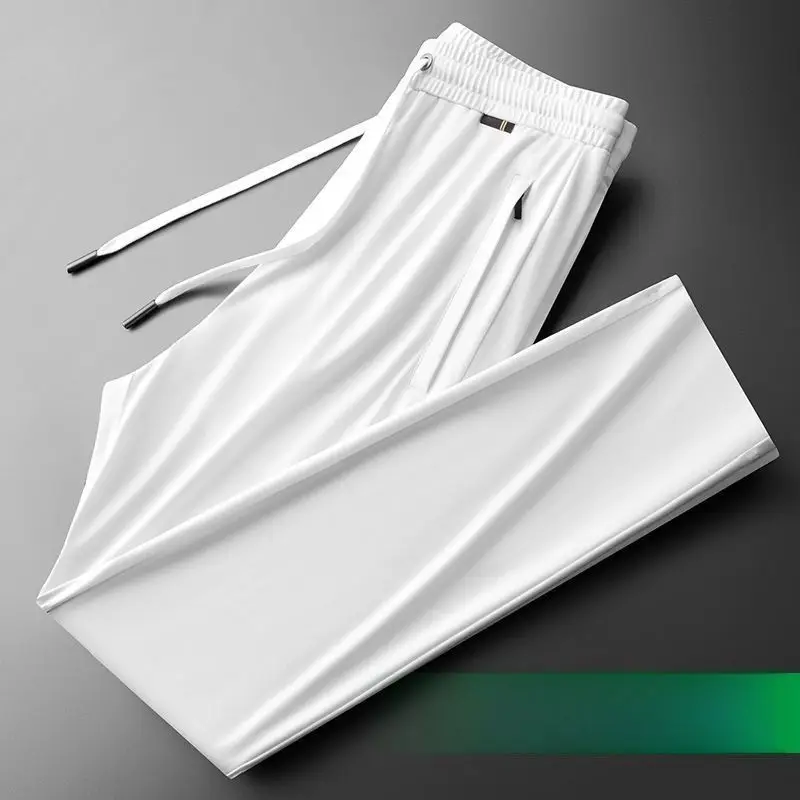 Men's Clothing Casual Premium Summer Sporty Lightweight Thin Long Pants Straight Leg Comfortable Breathable Quick Dry Everyday