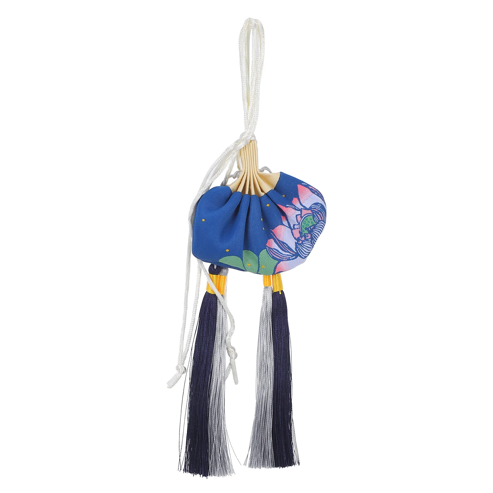 

Lavender Sachet Bag Empty Fragrance Container Drawstring Pouch Gift Blue Scented Pouches Packing Car Hang Decorative Chinese