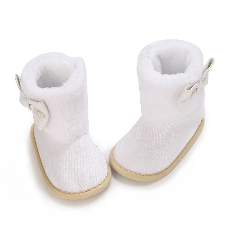 Winter Warm Newborn Baby Cotton Booties Rubber Non-slip Boots  Non-Slip Sole Toddler Boy Girl First Walkers Infant  Shoes Boots