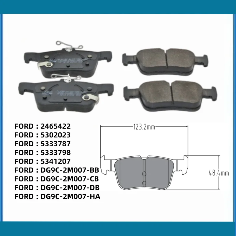 For Lincoln MKC Navigator (U540) Lincoln Continental (10th Gen) Adventurer Rear Brake Pads / Car Parts -35009