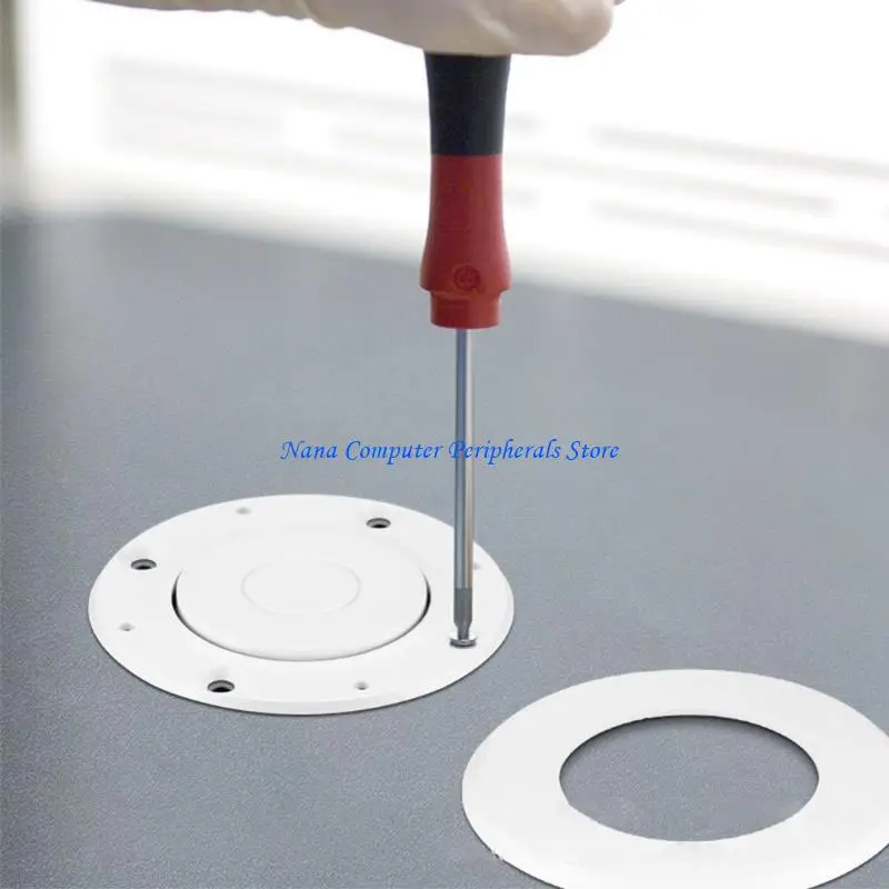 F68C USB Lifting Extension Adapter Hub Desk Hole Embedded for Computer