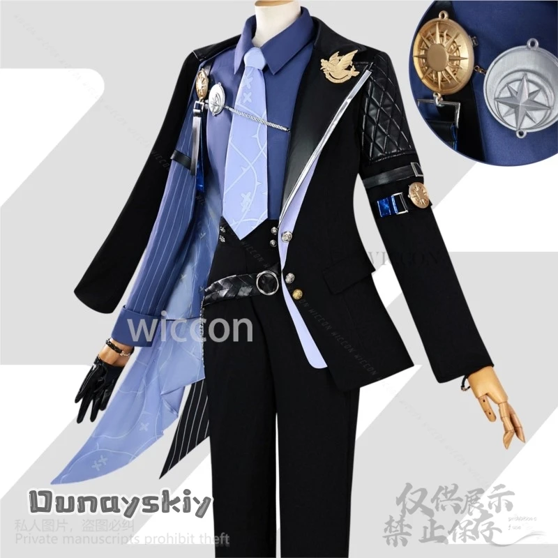 Zenless Zone Zero Cosplay Hugo Vlad أنيمي لعبة ZZZ وسيم موحدة الدعائم أحذية شعر مستعار مجموعة رجل مثير عيد الهالوين عيد الميلاد حسب الطلب