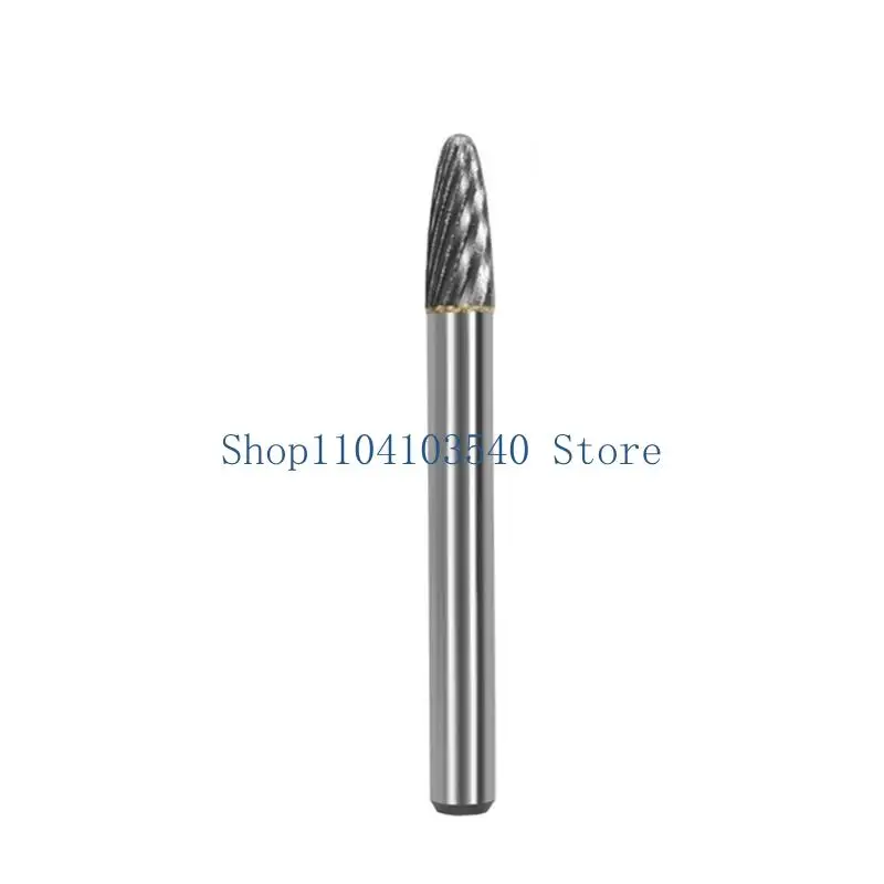

02DC Industrial Carbides Rotary File Grinding Head With Universal 6MM Shank for Electric pOWER Tool Enhances Durability