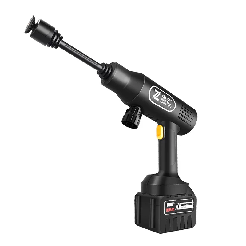 Durable Household CarWashWater Gun Electric Car Wash Machine Lithium Wireless Charging Car Wash Water Gun High Voltage Water Gun