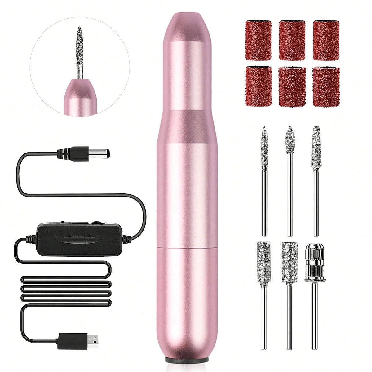 

Professional Multi-function Handheld Electric Nail Drill Portable Rechargeable Nail Removal Tool for Salon