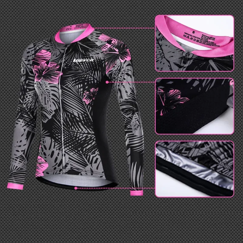 Mieyco Mountain Bike Ropa De Mujer Go Pro Road Bike Woman Cyclist Cycling Suit Jersey Bike Motocross Pants Jumpsuit Women Cloth