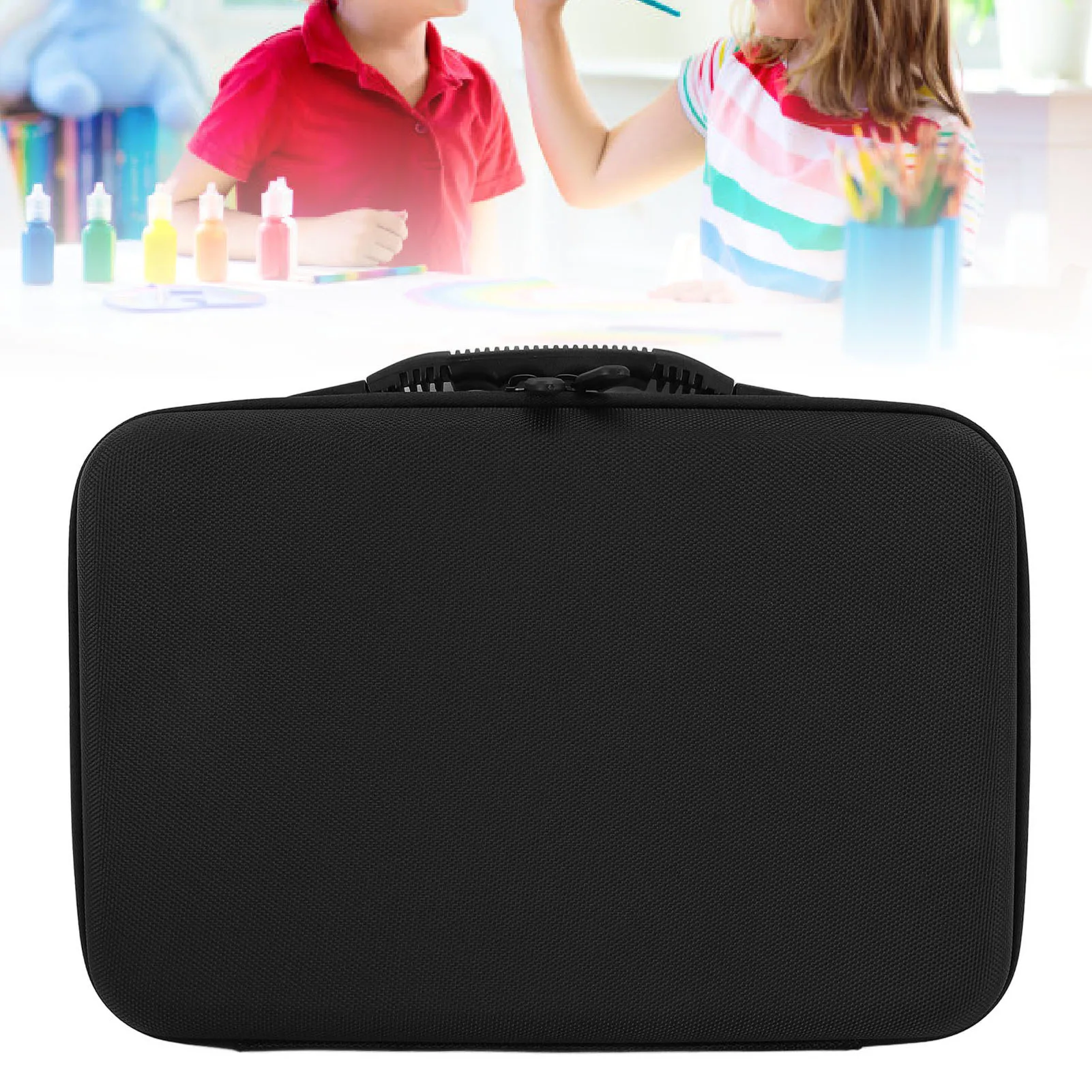 منظم تخزين حبر الكحول يحمل 60 زجاجة مقاومة للماء ومضادة للصدمات وحقيبة حمل للطلاء جيوب داخلية للدهانات