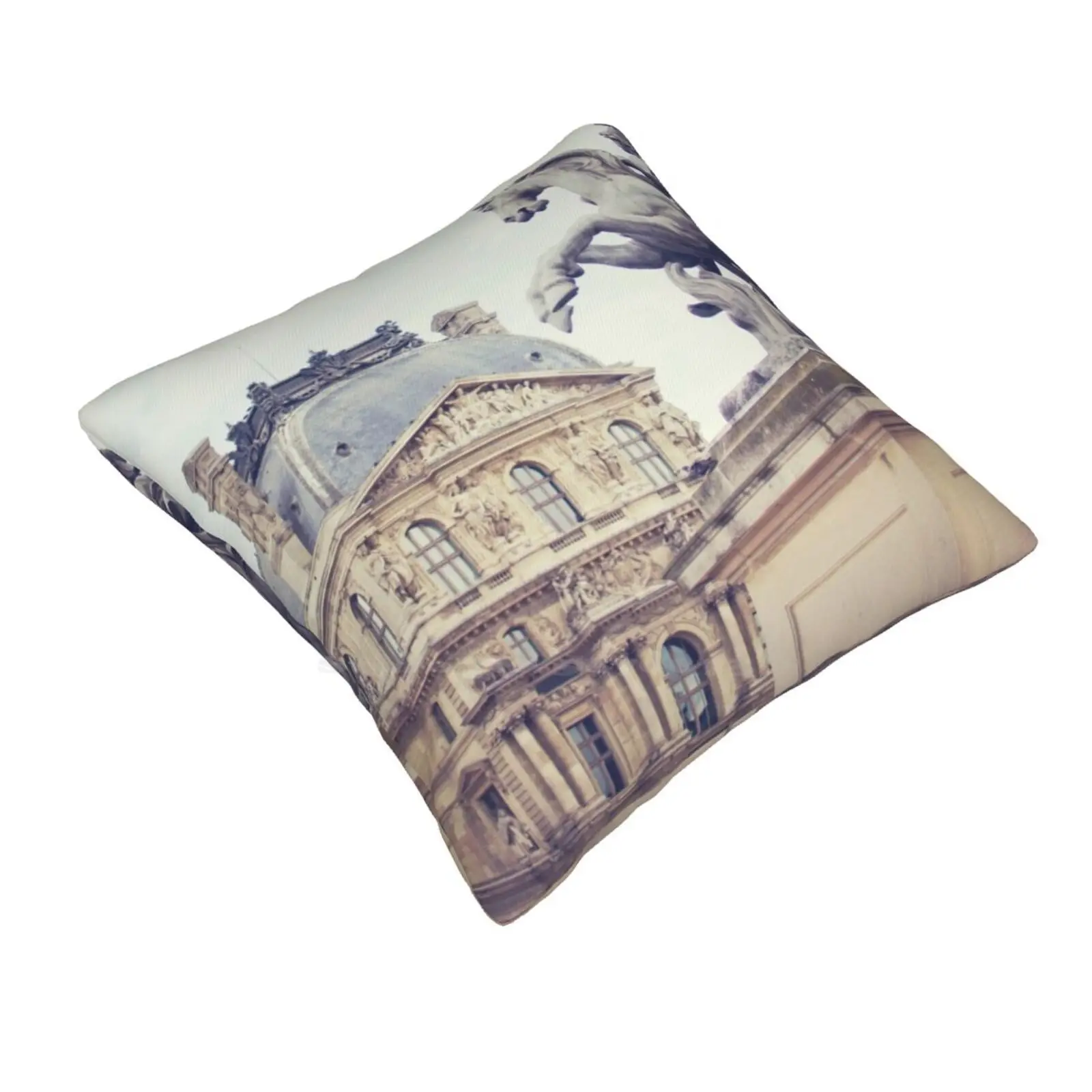 Le Louvre , Paris Pillowslip Pillowcase Paris France Louvre Statue Architecture