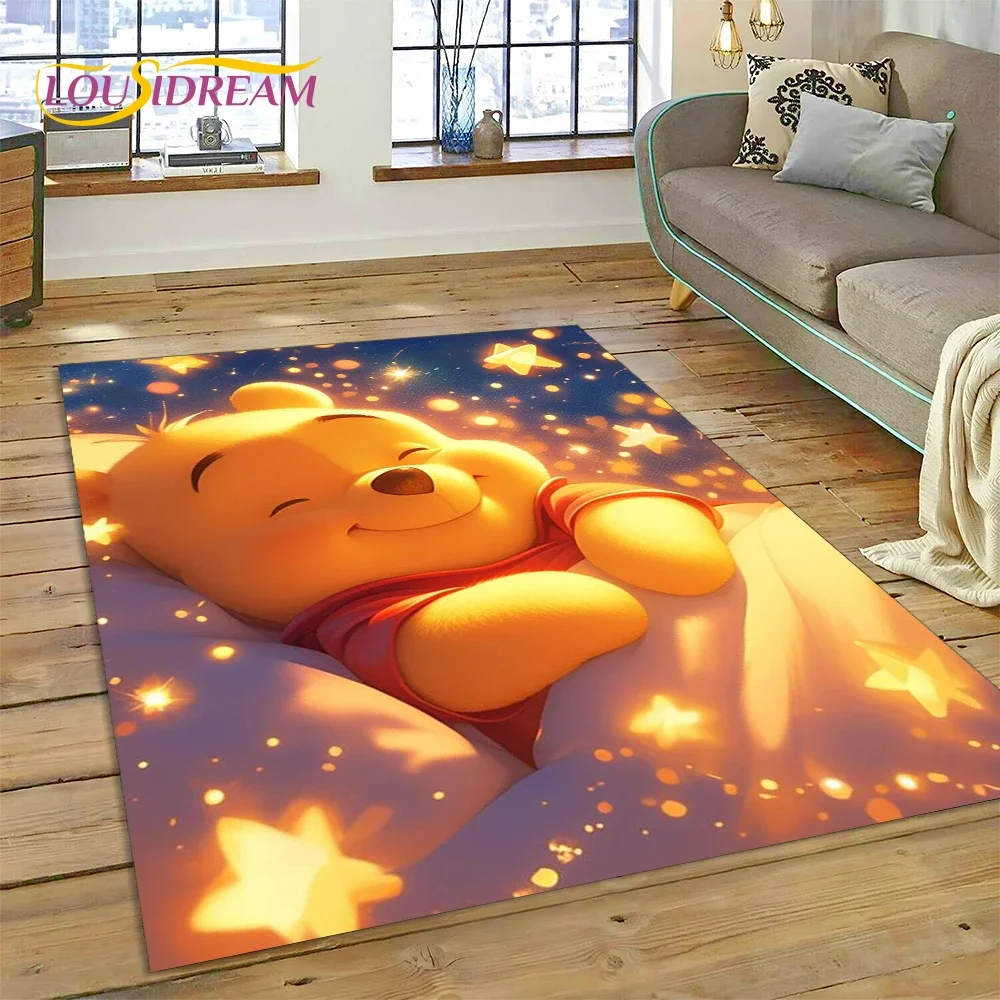 27 Style Winnie Pooh Bear Cartoon Rug Carpet for Living Room Bedroom Home Decor,kids Play Non-slip Decoration for Sofa Doormat