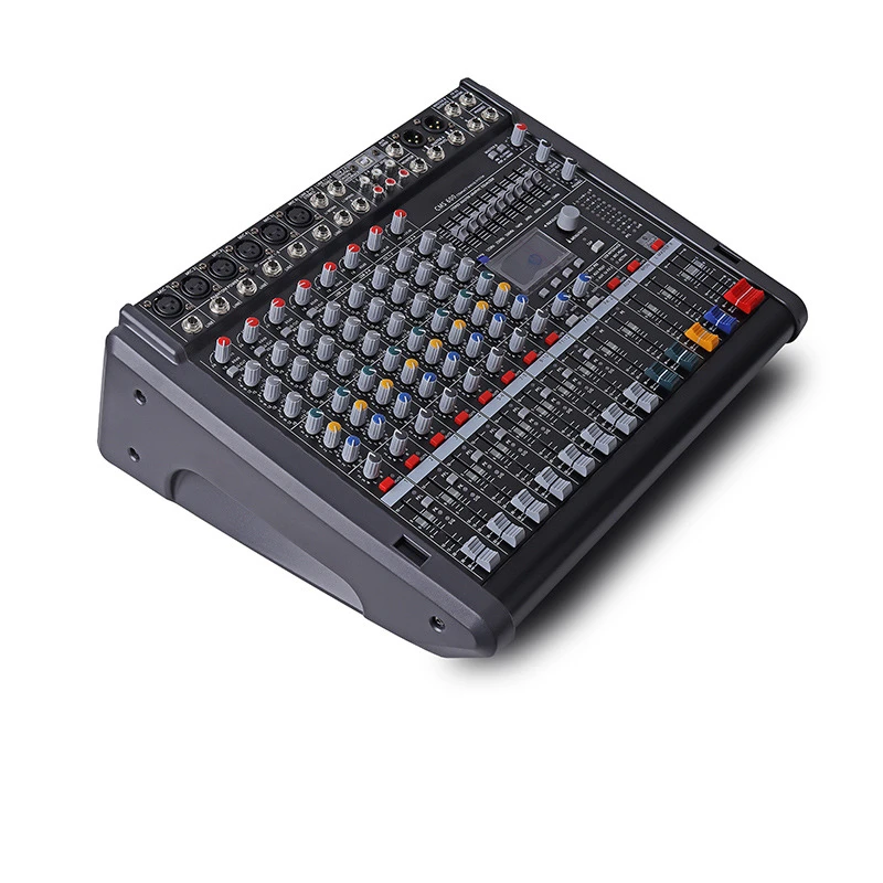 CMS600-3 Mixer de áudio profissional de 6 canais com USB, MP3 Player, Console de mistura, 99 tipos de DSP DJ Console