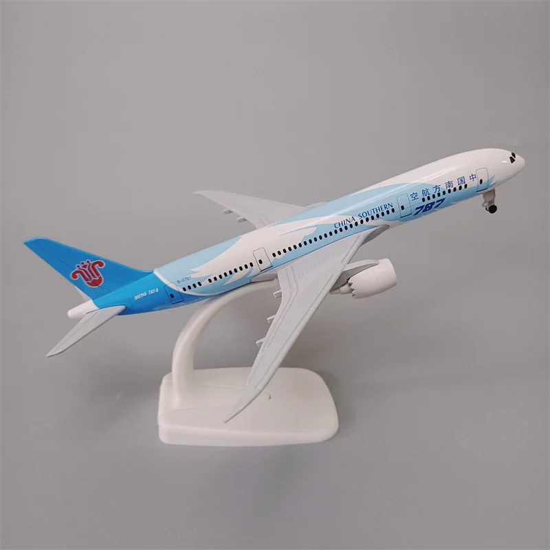 

19cm Air China Southern Airlines B787 Boeing 787 Airways Plane Model Alloy Metal Diecast Model Airplane Aircraft With Wheels