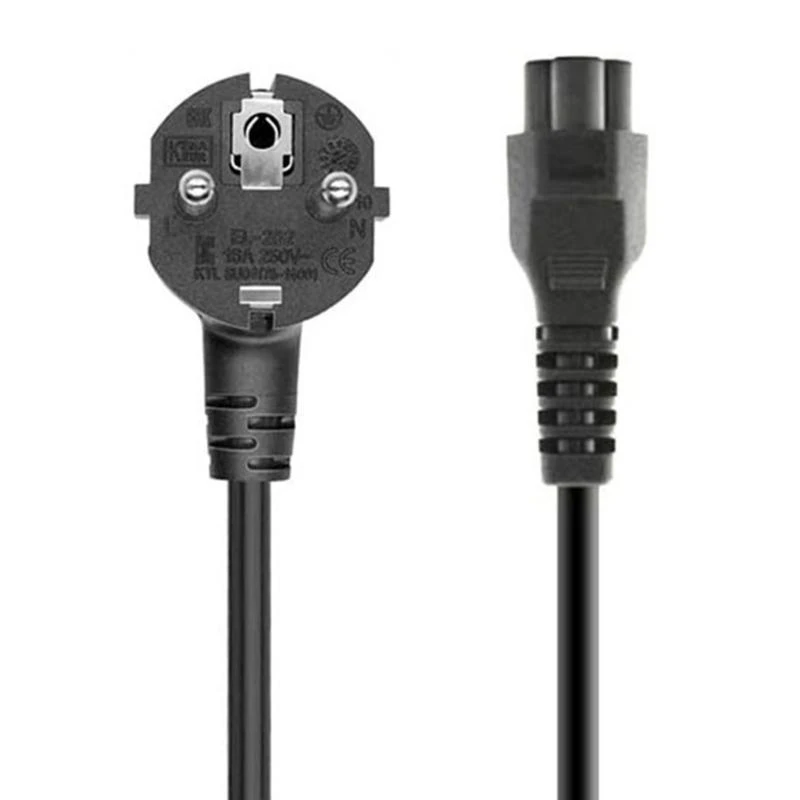 HX6A Laptop Power Cable Cord 3Pin Prong Connector PVC Insulated Cable for Laptop Notebook Charging Adapter 1.2m 4ft