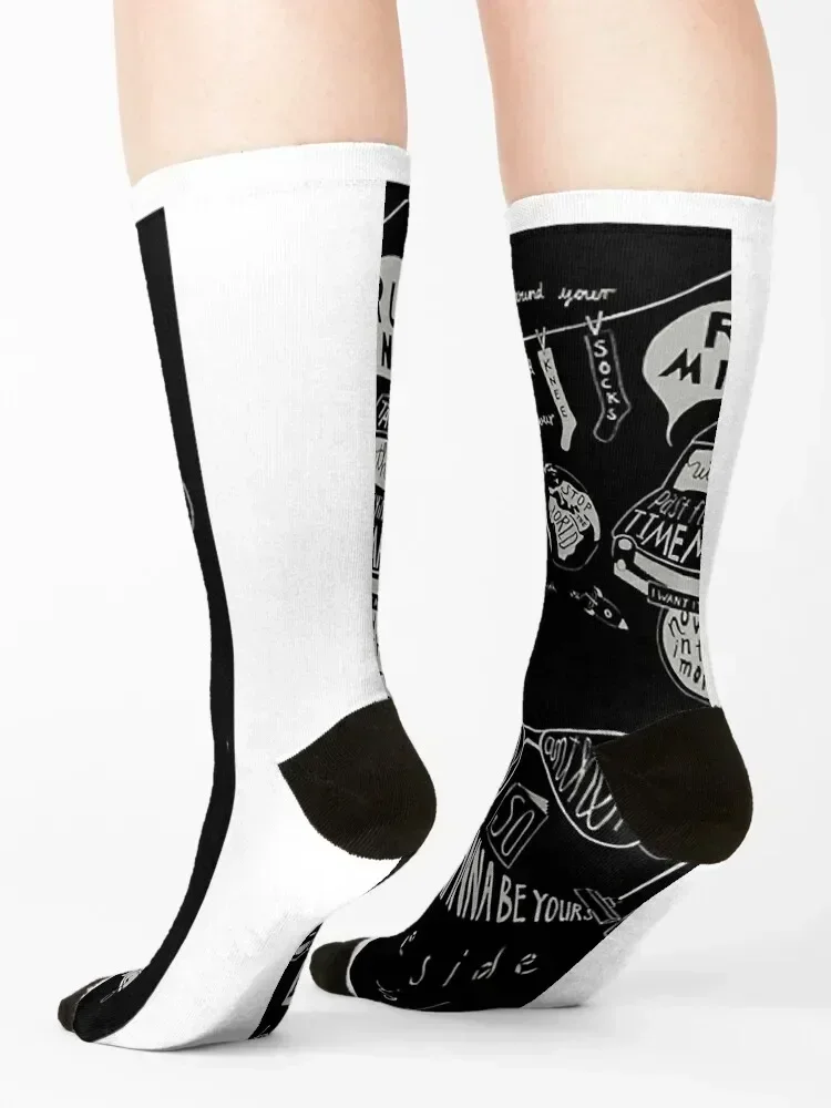 artic monkeys,artic monkey,punk,music,britpop Socks short loose Toe sports bright garter Luxury Woman Socks Men's
