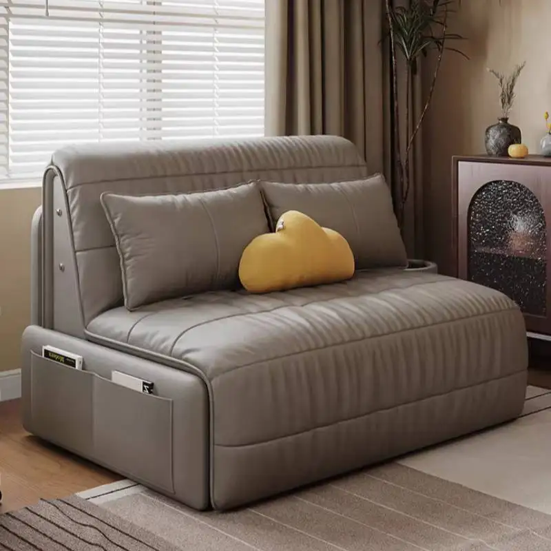 โซฟาไฟฟ้าหรูหราสไตล์มินิมอล พนักพิงแขนพับได้ โซฟาโค้งสูงสำหรับห้องนั่งเล่น เฟอร์นิเจอร์คุณภาพสูงสำหรับบ้าน